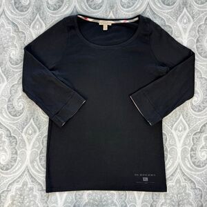 Womens Burberry Check Trim Tee